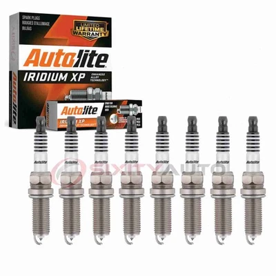 8 pc Autolite Iridium XP Spark Plugs for 2014-2019 GMC Sierra 1500 5.3L 6.2L gw - Image 1 of 4