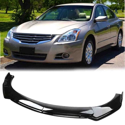 For Nissan Altima Sentra Front Bumper Lip Spoiler Splitter Body Kit Glossy Black Foto 1 de 4