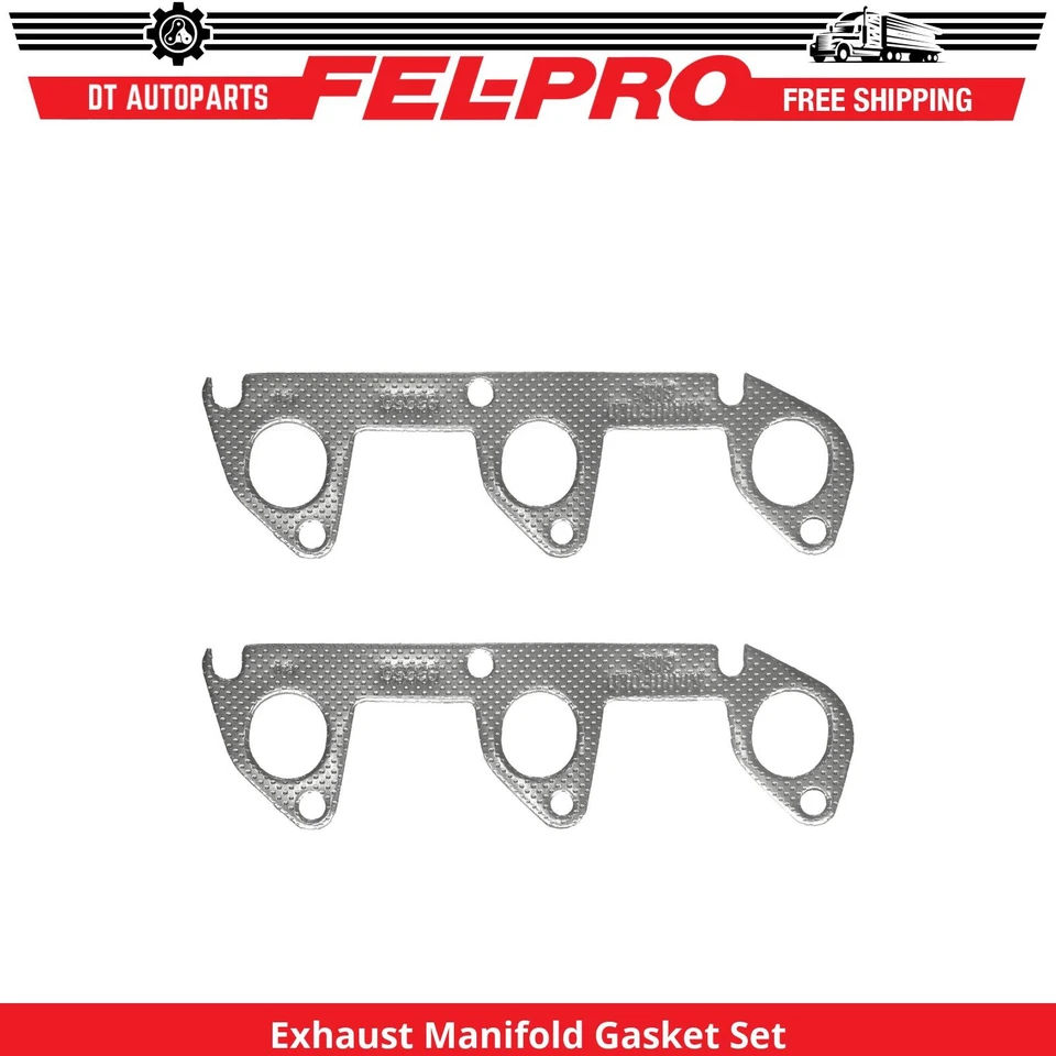 For 1986-1995 Ford Aerostar 3.0L V6 Exhaust Manifold Gasket Set Fel-Pro 1987 - Image 1 of 1