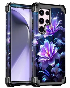 for Galaxy S23 Ultra 5G Case,Glow in The Dark Three Layer Heavy Duty Shockpro... - Picture 1 of 8