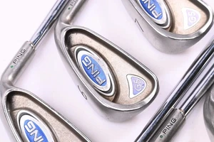 Ping G5 Irons / 4+6-PW+SW / Green Dot / Regular Flex Steel Shafts - Picture 1 of 7