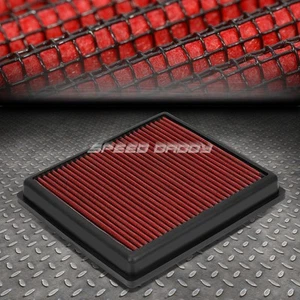 FOR 12-16 F22/F30/F32 2.0T RED REUSABLE&WASHABLE HIGH FLOW DROP IN AIR FILTER - Picture 1 of 6