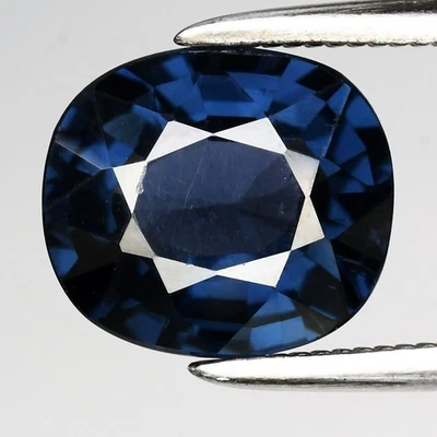 💎 2,20 quilates 8,2 x 7,2 mm VS Cojín Espinela Azul Natural - Piedras Preciosas Tanzania Foto 1 de 4