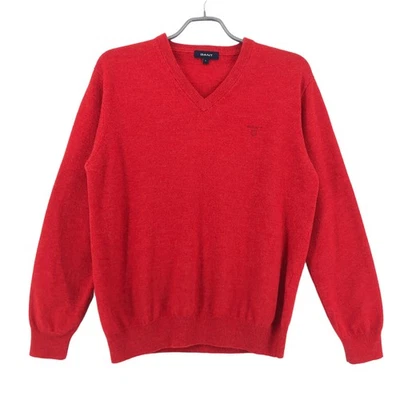 Suéter Cárdigan De Lana 100% GANT Para Hombre Cuello En V Talla L - Imagen 1 de 4