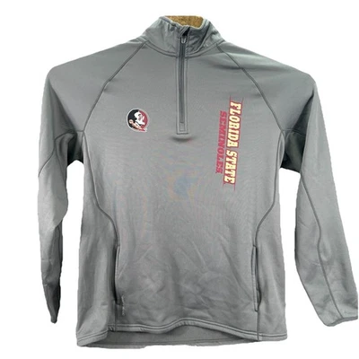 FSU Seminoles Champion Powertrain Double Dry Medium 1/4 Zip Light Jacket NCAA - Image 1 of 4