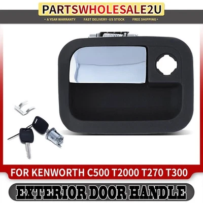 Manija de puerta exterior del conductor delantero para Kenworth T2000 T270 T600A Peterbilt Metal Foto 1 de 4