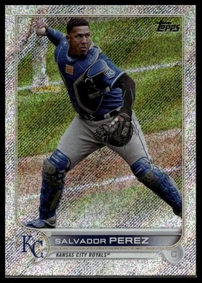 2022 Topps #219 Salvador Perez Foilboard Retail #/875 - Image 1 of 2