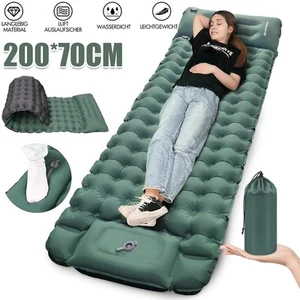 Isomatte Selbstaufblasend Thermomatte Schlafmatte Selfinflating Campingmatte - Bild 1 von 14