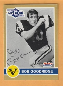 Bob Goodridge Vanderbilt Commodores AUTO Signed 1991 SEC Hoby Minnesota Vikings - Picture 1 of 2
