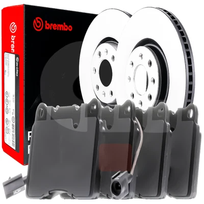 Kit Scheiben Und Bremsbeläge Vorne Brembo Alfa Romeo Giulietta Ø 330 MM - Bild 1 von 4