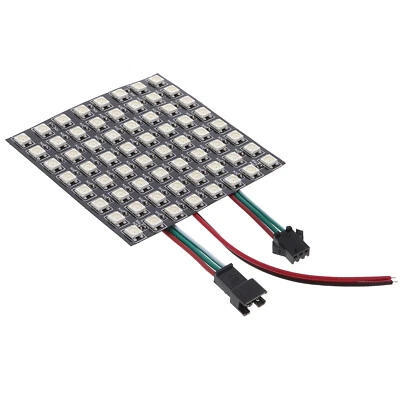 Flexible WS2812B RGB LED Matrix - mit 8*8 Pixeln, 10mm Pixelabstand  - Bild 1 von 3