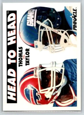 1991 Pinnacle #354 Thurman Thomas / Lawrence Taylor - Image 1 of 2