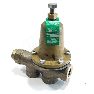 LF25AUB-Z3 Watts Water Pressure Reducing Valve, Range 25-75 psi, Size 1/2" - Picture 1 of 5