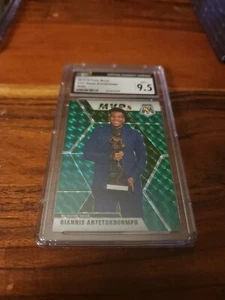 2019-20 Mosaic Giannis Antetokounmpo MVPs Green Mosaic Prizm #297 CGC 9.5 Bucks - Picture 1 of 5