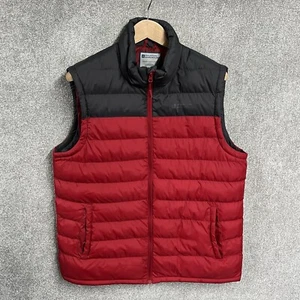Mountain Warehouse Gilet Mens Large Red Grey Body Warmer Seasons Hiking - Picture 1 of 24