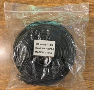 CCTV Camera cable/connectors - 65FT - Picture 1 of 2