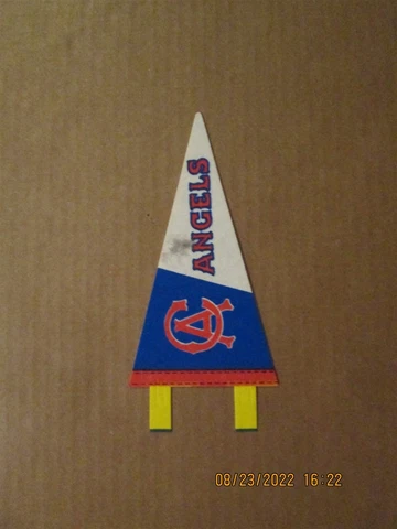 MLB California Angels Vintage Circa 1970's Team Logo Mini Baseball Pennant Cover