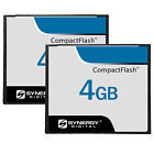 Synergy Digital 4GB Compact Flash Memory Cards - 30MB/s - Pack of 2
