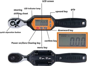 Electronic Torque Meter Digital Torque Wrench 22.12ft.lb Clockwise Accurate 2% - Picture 1 of 10