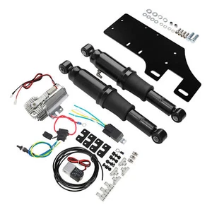 Rear Air Ride Suspension Kit For Harley Touring Bagger Road Glide King 1994-2024 - Picture 1 of 17