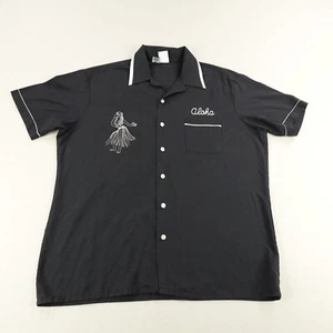 Vintage Kennington Shirt Mens Large California Chain Stitching Hula Aloha Camp - Picture 1 of 9