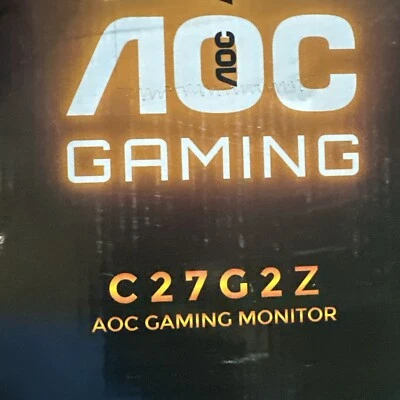 AOC C27G2Z 27'' Curved Frameless Ultra-Fast Gaming Monitor Black - Image 1 of 4
