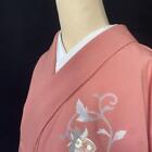 Kimono lavable, luxueux tissu peint or et crêpé, Kisaragi 14-9K