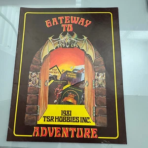 1981 GATEWAY TO TSR HOBBIES Vintage Catalogue ~ Dungeon & Dragons ~ 16 pages - Picture 1 of 5