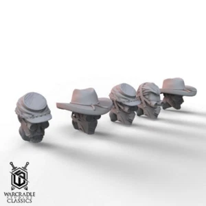 WILD WEST EXODUS:  Union Iron Horse Alternate Head Pack - Warcradle Classics - Picture 1 of 2