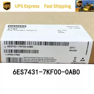 Free Tax 6ES7431-7KF00-0AB0 SIEMENS FactorySealed Analog Input Module New in Box - Picture 1 of 11