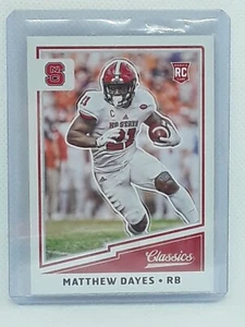 Matthew Dayes 2017 Classics Football - RC #267 - NC State Wolfpack - Picture 1 of 2