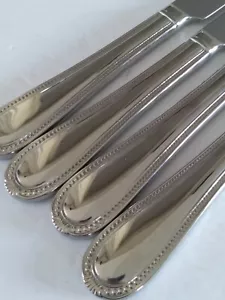 Reed & Barton R&B Everyday glänzend Edelstahl Besteck 4er Set Abendessen Messer - Bild 1 von 6