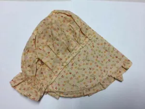 Gelb / Beige mit Blumen Haube Prärie Bürgerkrieg Amish Große Größe Neu - Bild 1 von 1
