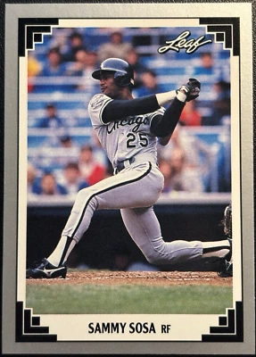 1991 Leaf Sammy Sosa #321 Chicago Whitesox Card! - Image 1 of 2