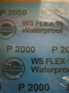 Sheets wet & dry P2000 sanding metal plastic car parts bike parts wood plaster - Picture 1 of 2