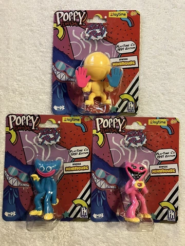 Poppy Playtime Co 1991 Edition Single Minifigure Huggy Wuggy Kissy Missy Player Cover