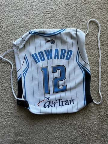 Orlando Magic Howard #12 Drawstring Bag AirTran NBA Basketball Fast Free Ship Cover