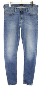 LEE Luke Jeans Men's W33/L36 Slim Fit Zip Fly Whiskers Fade Effect Denim - Picture 1 of 9