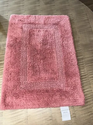 Alfombra de baño reversible 100 % ALGODÓN Restoration Hardware arándano 25x 17 nueva sin etiquetas Foto 1 de 4