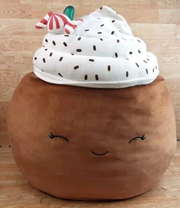 Marsha Peppermint Latte Squishmallows 16" Kellytoy Stuffed Plush Hot Chocolate - Picture 1 of 12