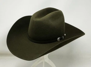 RESISTOL RB MIDNIGHT 6X FUR FELT COWBOY WESTERN HAT - Picture 1 of 7