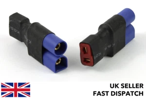 EC5 macho (bala de 5 mm) a Deans T enchufe hembra adaptador/conector/bloque de enchufe LiPo - Imagen 1 de 5