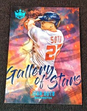 2019 Diamond Kings Gallery of Stars Blue /25 Juan Soto Holo SP #GS6