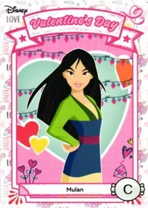 2024 Kakawow Disney Festivals JOY #HLDJ-BWE-03 Base 1 C Valentines Mulan - Picture 1 of 2