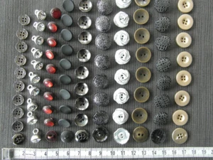 Schmuckknöpfe festliche, elegante Knöpfe 10 Positionen =100 schöne Knöpfe - Bild 1 von 9