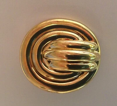 6 to 1440 pcs. Large Gold Plated Acrylic Fashion Buttons with shank 33mm 1 1/2" - Image 1 of 2