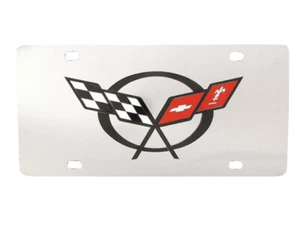 Corvette C5 Stainless Steel License Plate - Picture 1 of 1