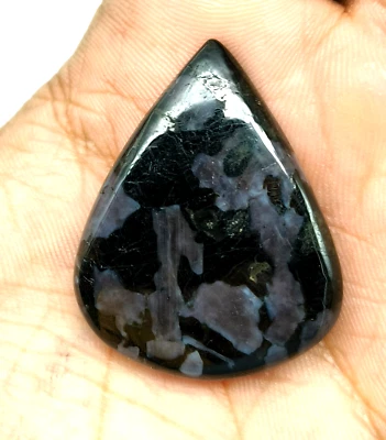 Lote de piedras sueltas con corazón de jaspe Gabbro de 42 quilates para hacer joyas colgantes 27x34 mm Foto 1 de 4