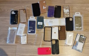 iPhone Samsung Case Bundle JOBLOT Screen Protector New And Used Bundle - Picture 1 of 10