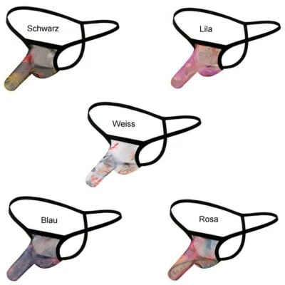 MCT Herren G-String anatomisch geformte Penis Hülle Rio Slip 5 FARBEN in S - 2XL - Bild 1 von 4